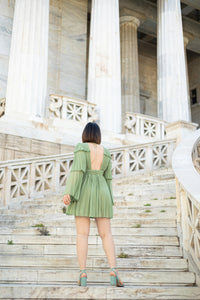 Iris Mini Dress- mint shade