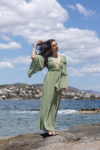 Iris Maxi Dress- mint shade